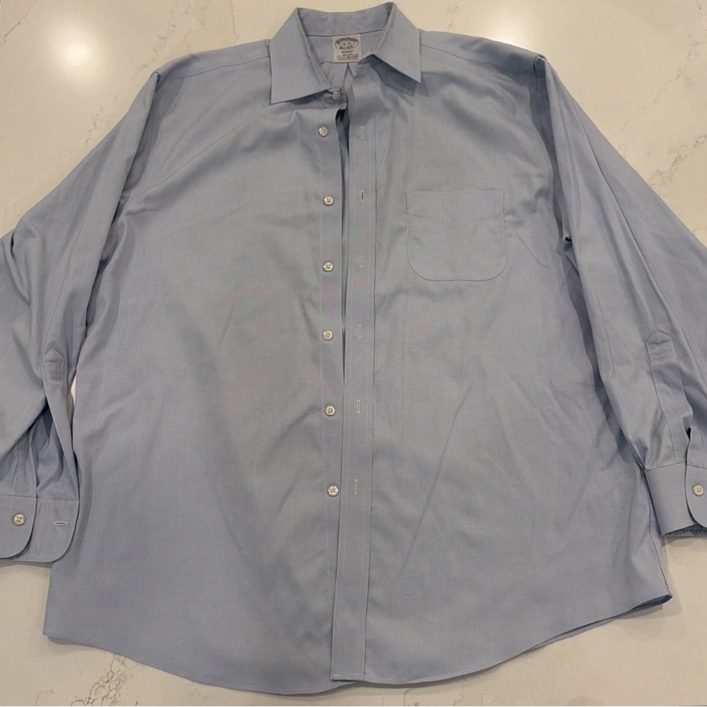 Brooks Brothers Regent Striped Non Iron Supima Cotton Dress Shirt Mens 16-32